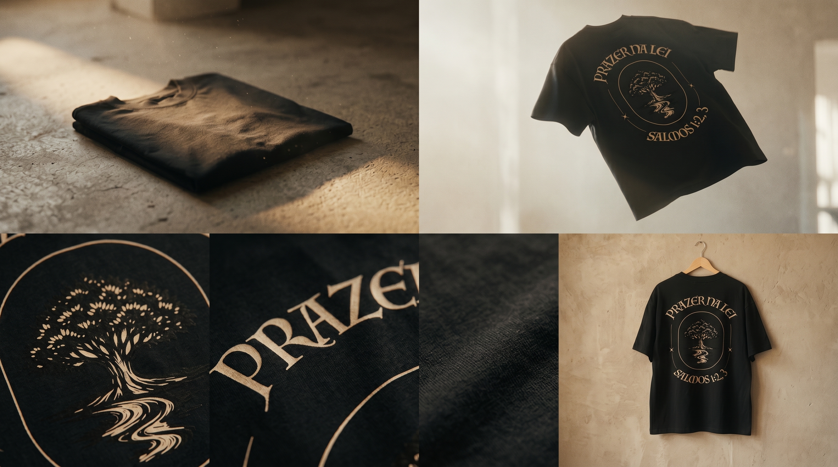 Camiseta Acorda · Preta editorial